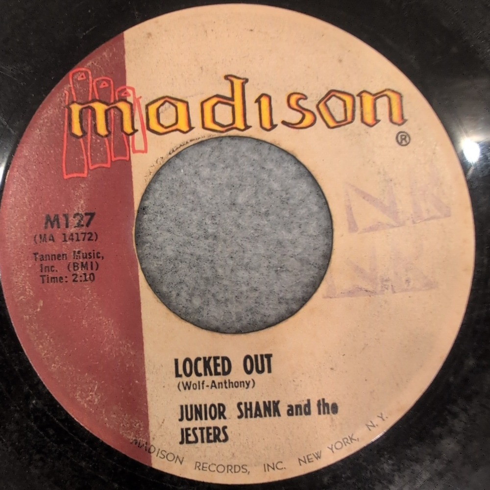 Junior Shank and the Jesters Be-Bop A-Lula Locked Out Madison M127 45‎ RPM Vinyl - Picture 2 of 4